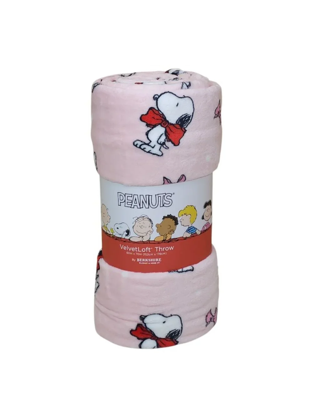 Peanuts Snoopy VelvetLoft Plush Throw Blanket By Berkshire 60